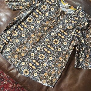 Floral Pattern Kids Shirt - Multicolor
